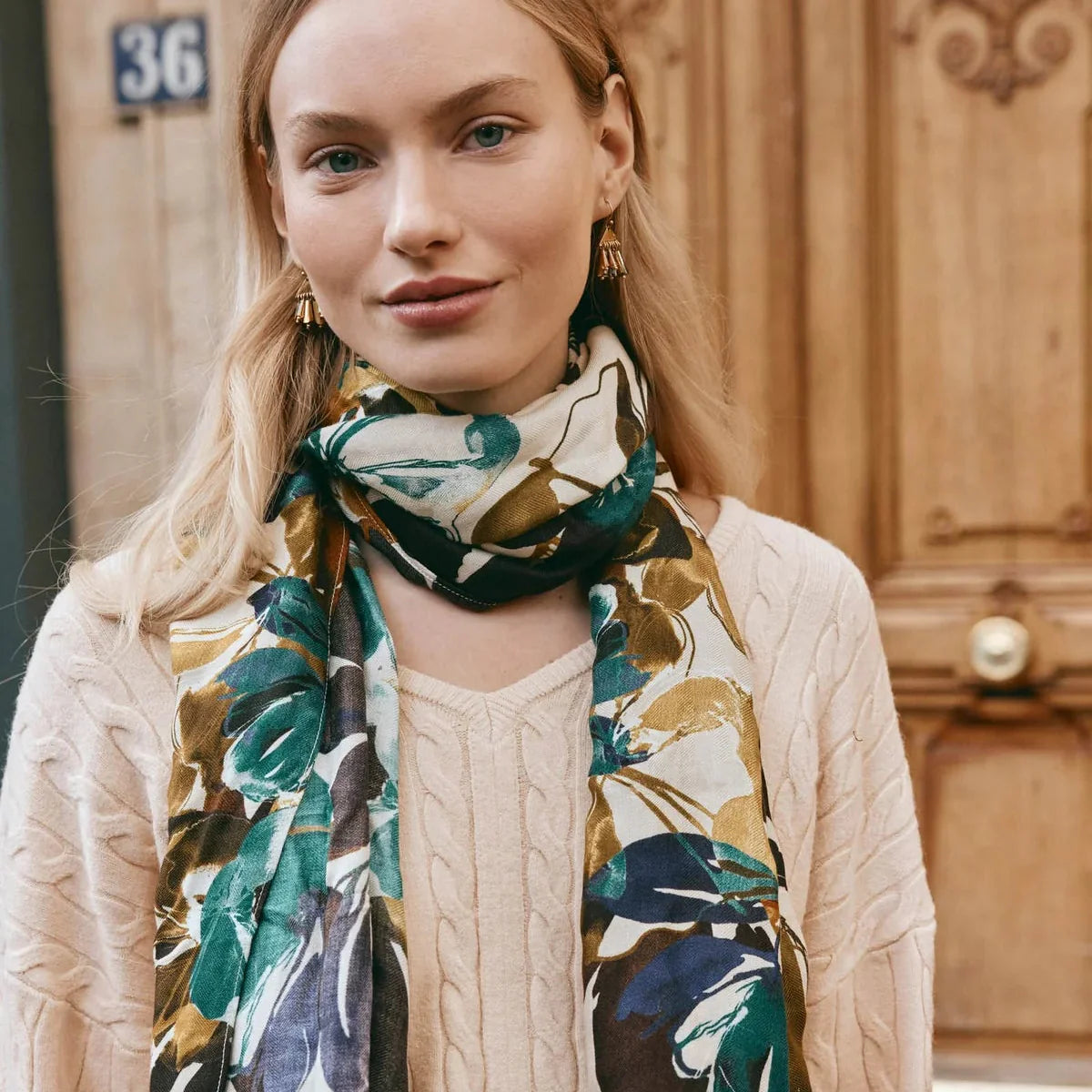 Scarf - Botanical Tusk