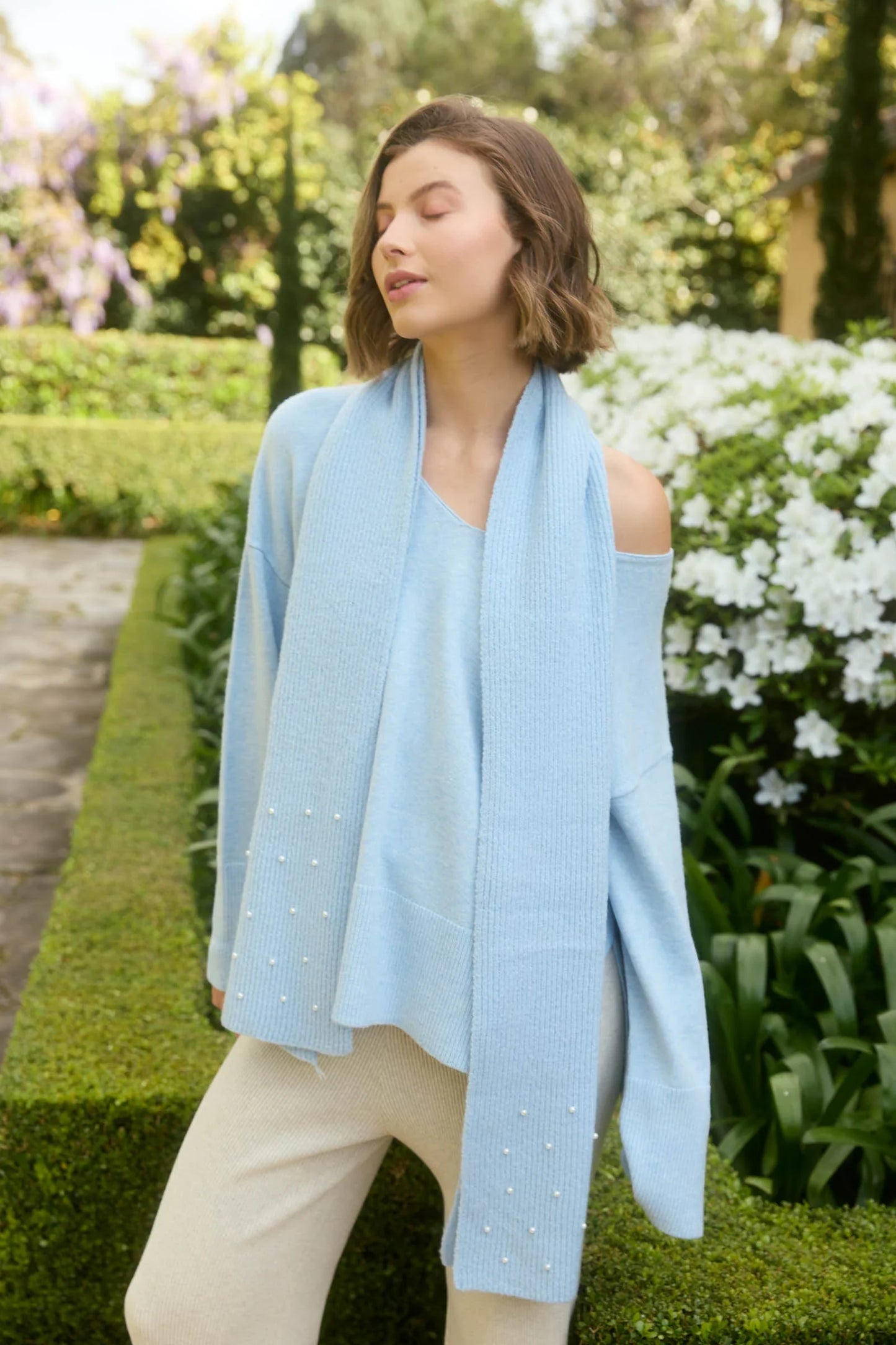 Athena Scarf - Sky