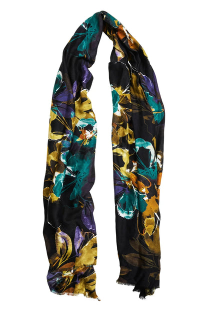 Scarf - Botanical Black