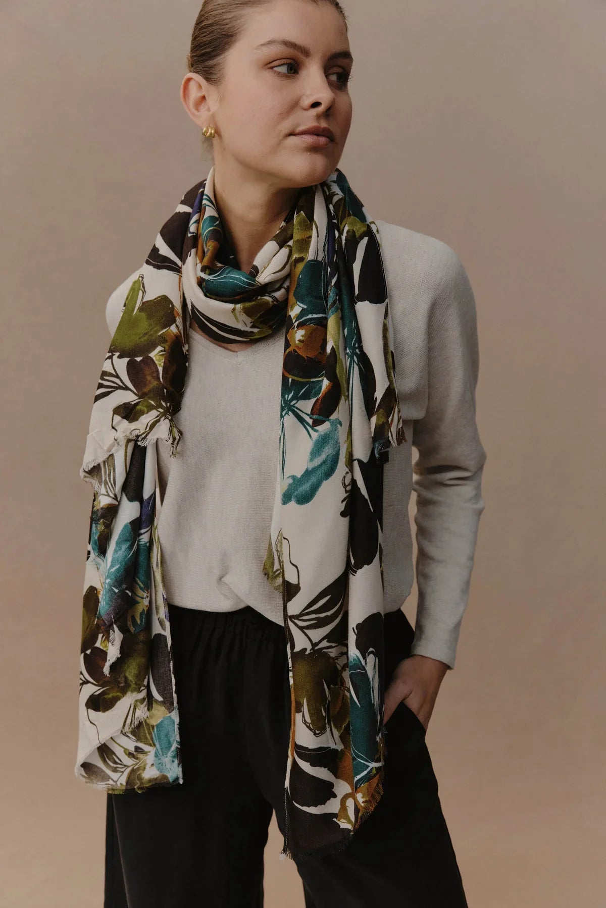 Scarf - Botanical Tusk